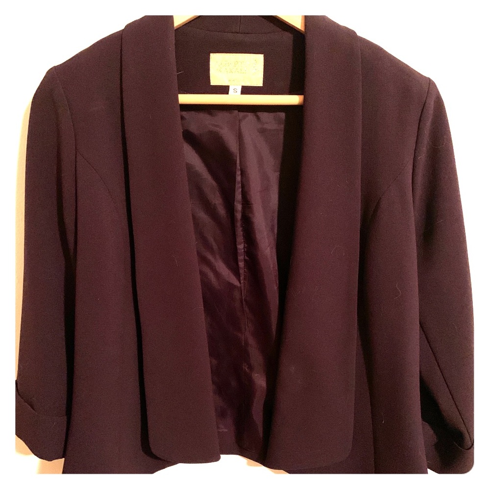 Alberto Makali Plum Tuxedo Jacket